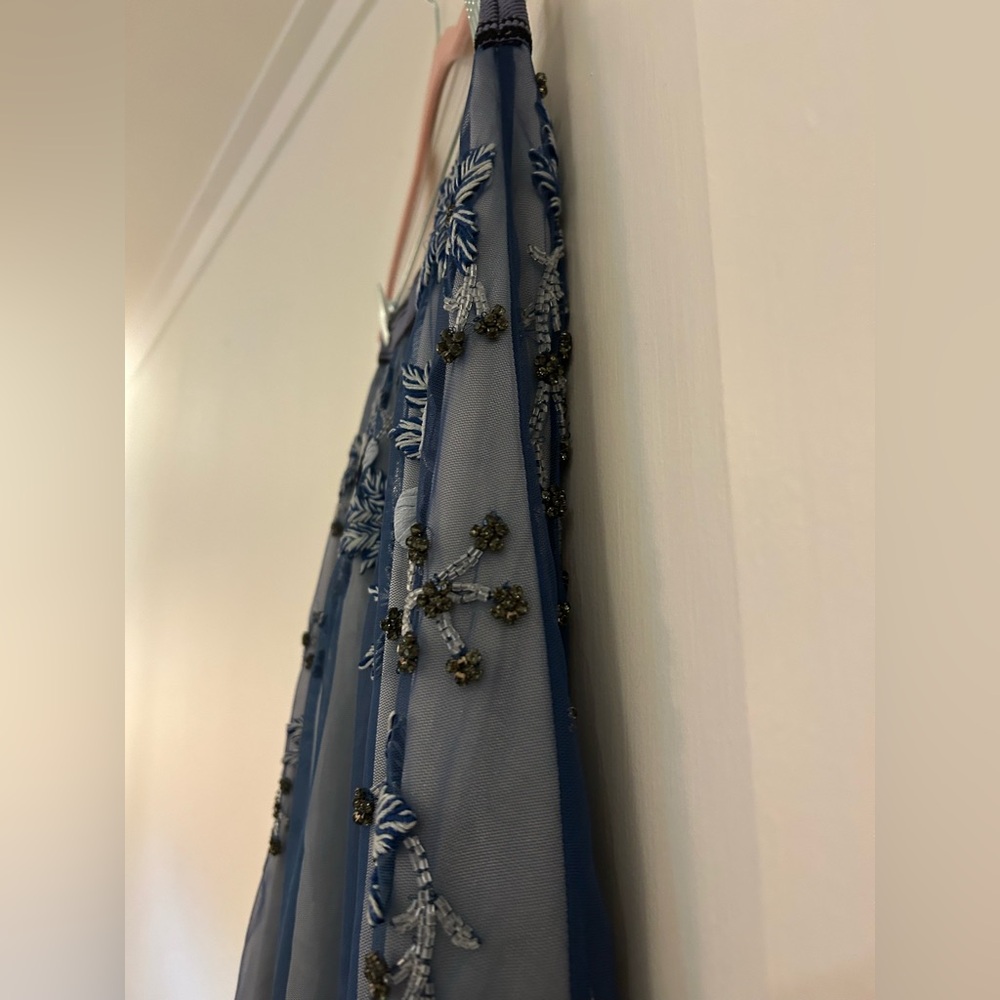 Anthropologie Beaded and Embroidered Tulle Midi Skirt - Picture 5 of 9